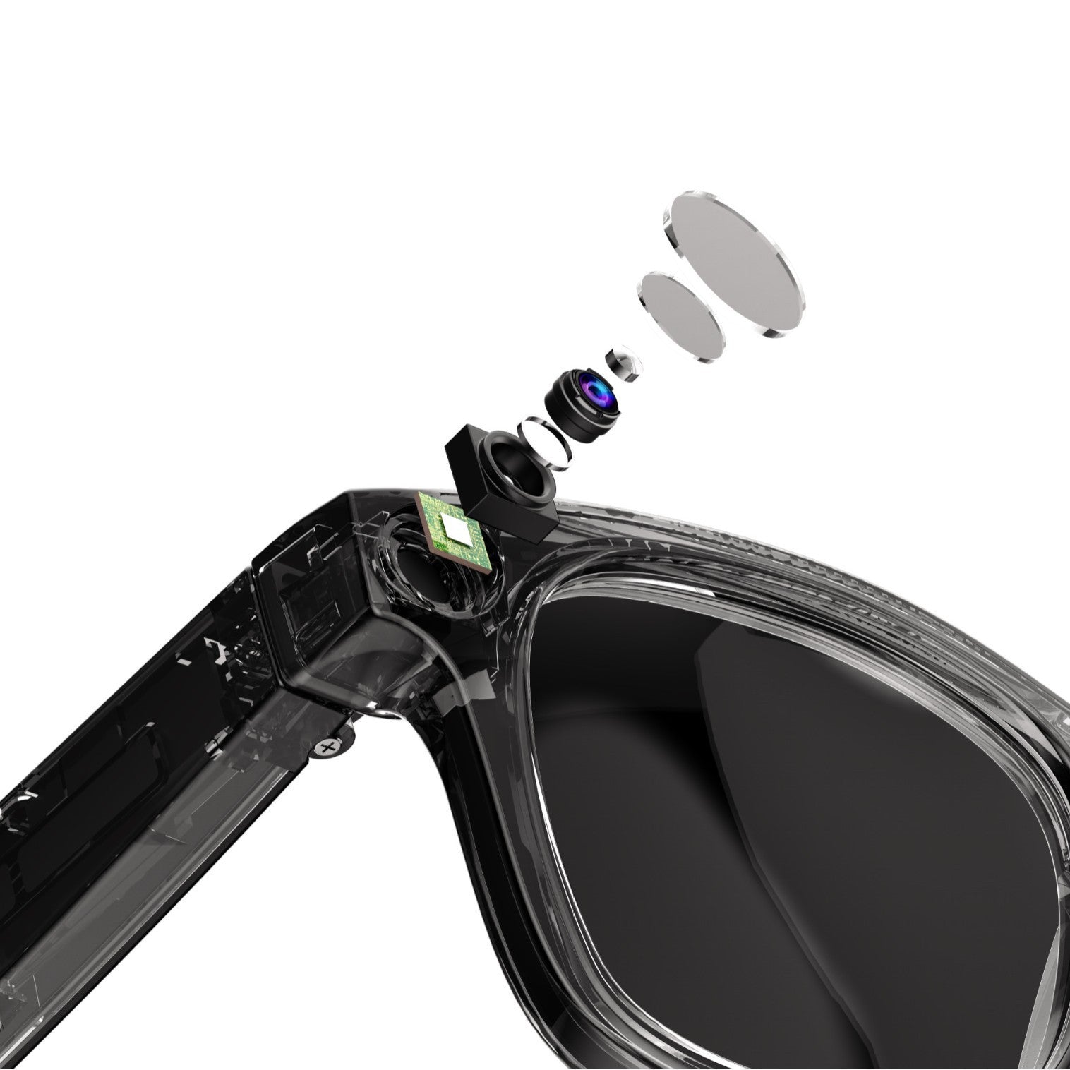 Smart Camera Glasses – Hands-Free Photo & Video Capture