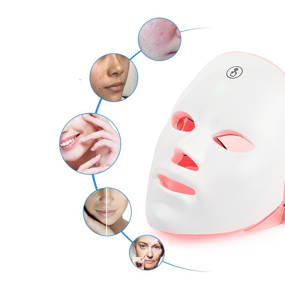 5-in-1 Facial Beauty Device with Microcurrent and LED Therapy