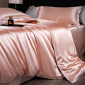 Luxury Real Double Sided Silk Naked-Sleep Duvet Cover Set