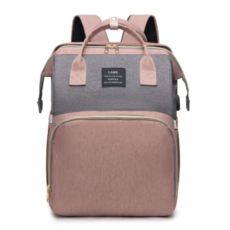 Diaper Backpack with Insulated Bottle Pockets – Water-Resistant