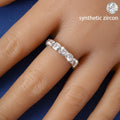 Micro-paved Zircon Ultra-shiny Ring Womens Minimalist Design