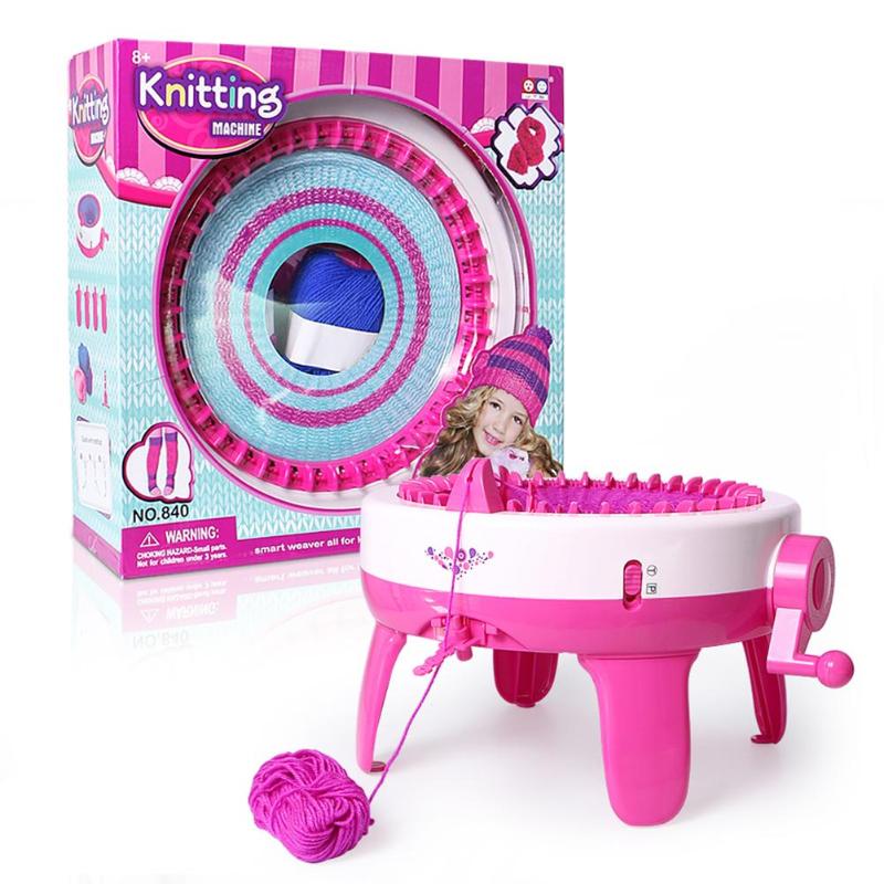 Kids Knitting Machine with 40 Needles & Penguin Counter
