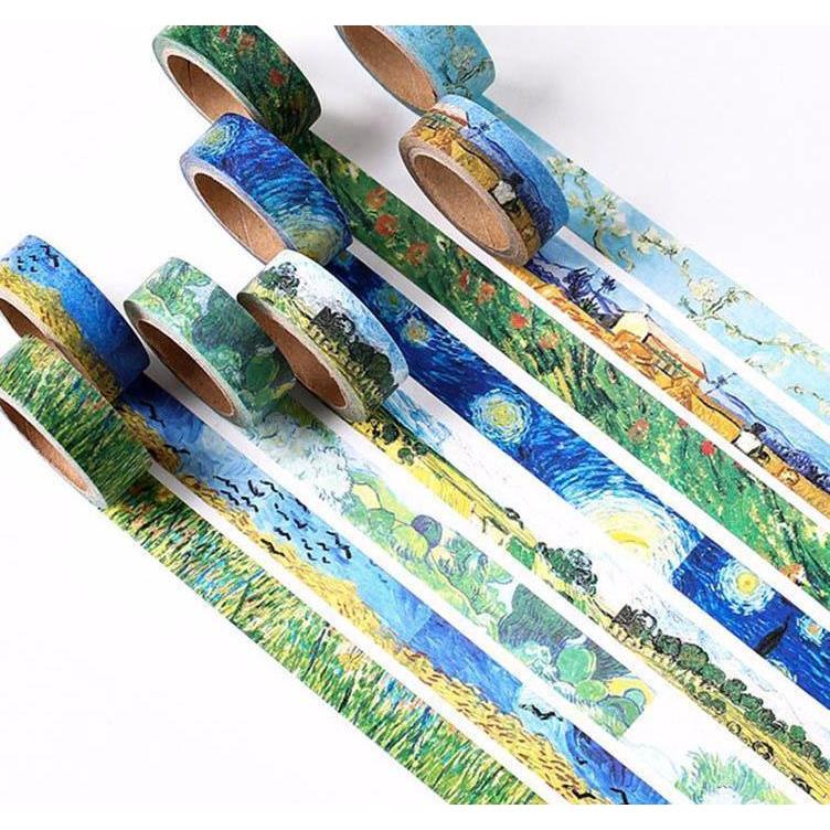 Decorative Washi Tape Roll Set for Crafts and Gift Wrapping
