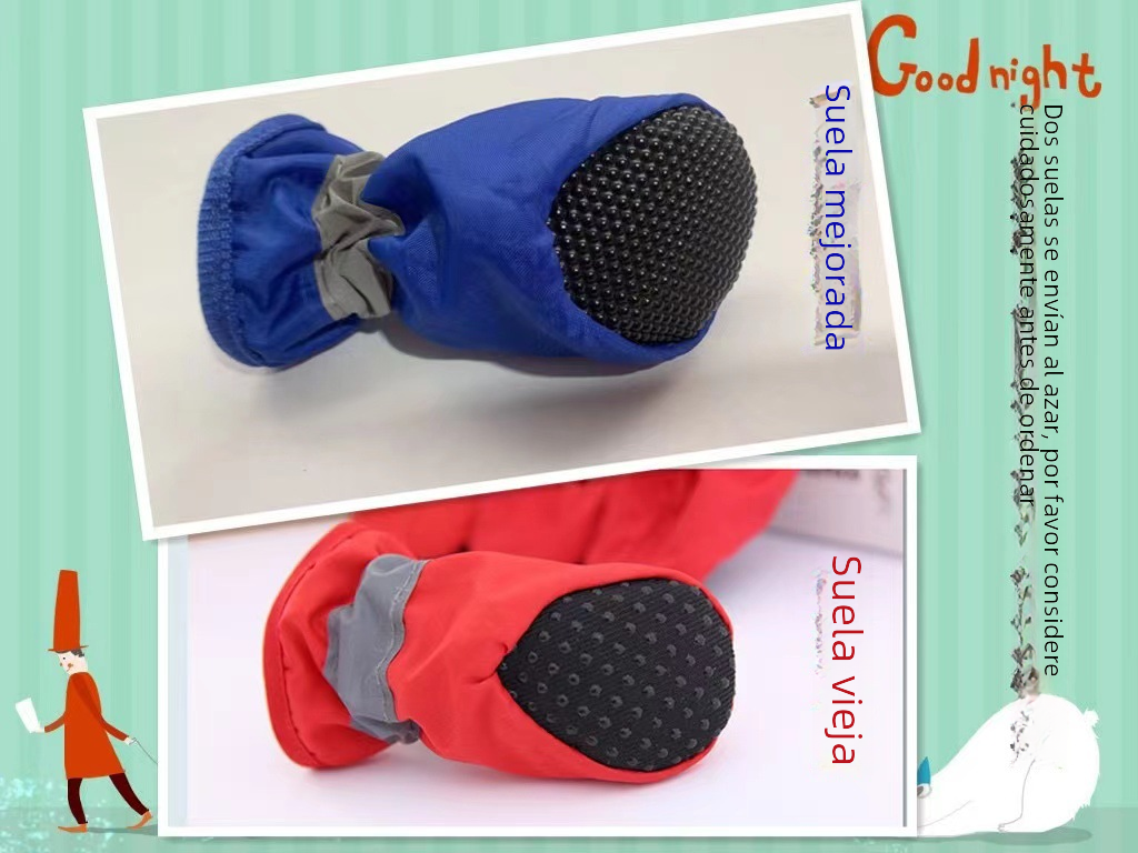 Non-Slip Waterproof Dog Booties for Small Breeds