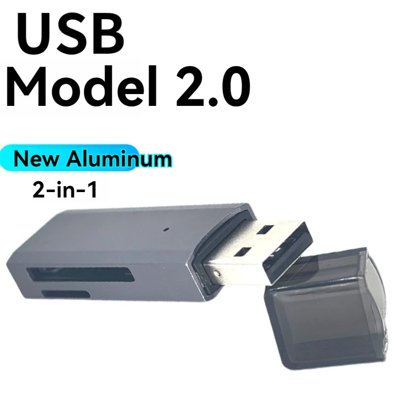 2-in-1 USB 3.0 Card Reader for MicroSD and SD Cards