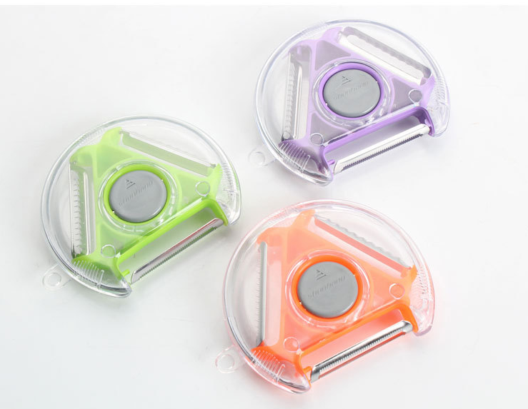 3-in-1 Rotating Fruit and Vegetable Peeler