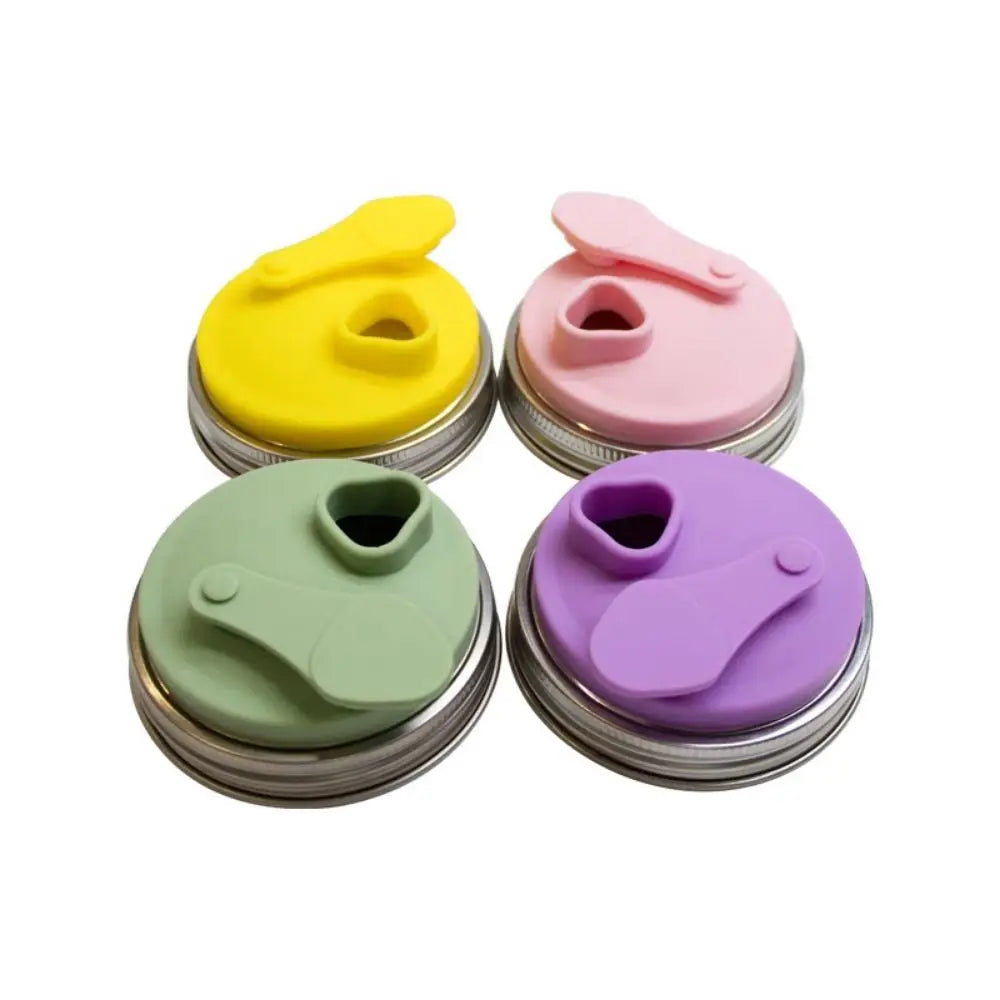 Silicone Soda Can Lid with Leak-Proof Flip Cap – Reusable