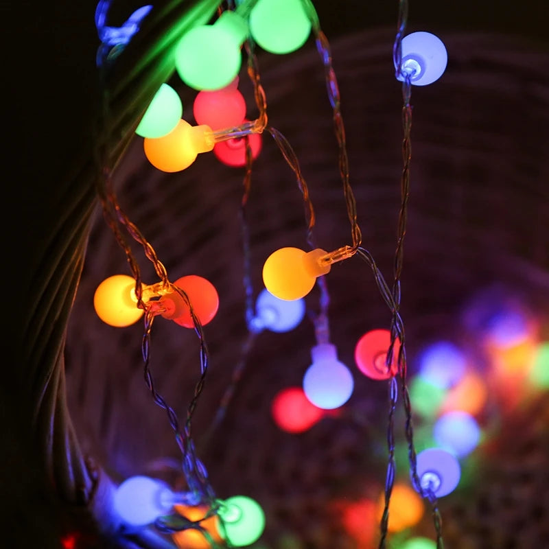 LED String Lights with USB and Battery Power – 10 Meters