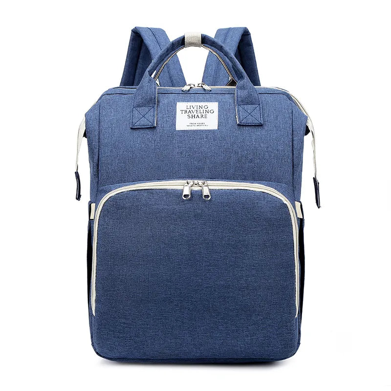 Diaper Backpack with Insulated Bottle Pockets – Water-Resistant