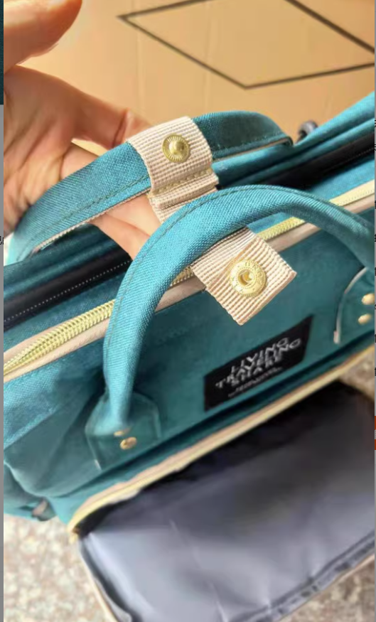 Diaper Backpack with Insulated Bottle Pockets – Water-Resistant