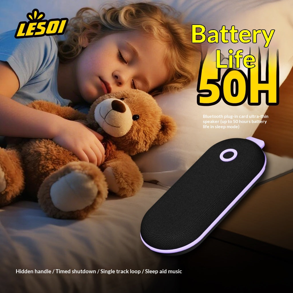 Card-Insertion TWS Timer-Powered Portable Long-Lasting Sleep Speaker