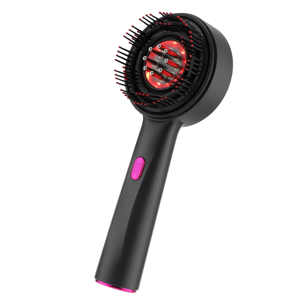 Red Light Scalp Massage Comb with Heat and Serum Infusion