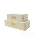 Minimalist Modern Light-luxury Wood And Leather