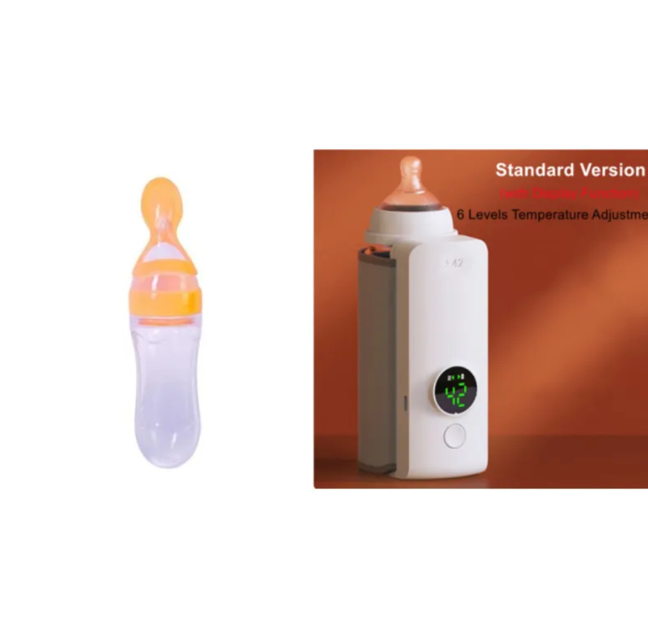 Portable USB Rechargeable Baby Bottle Warmer with Insulated Bag