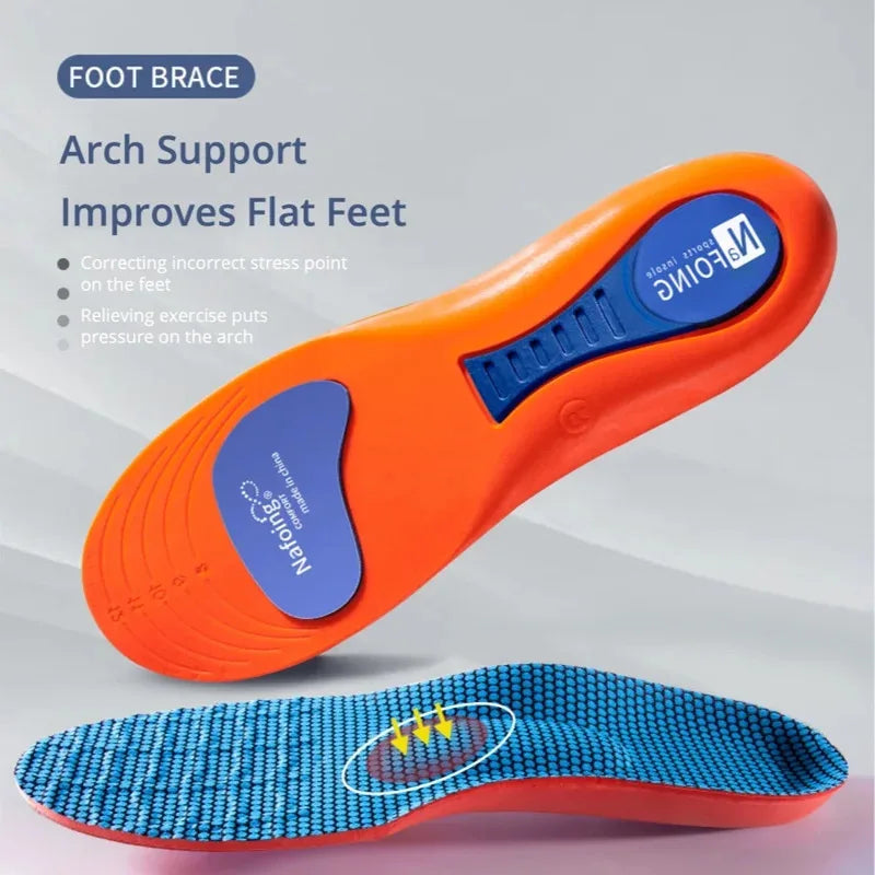 Orthopedic Sport Insoles with Arch Support for Men and Women