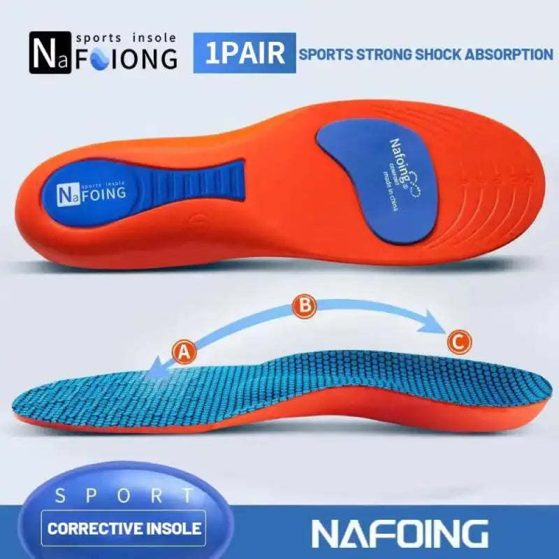 Orthopedic Sport Insoles with Arch Support for Men and Women