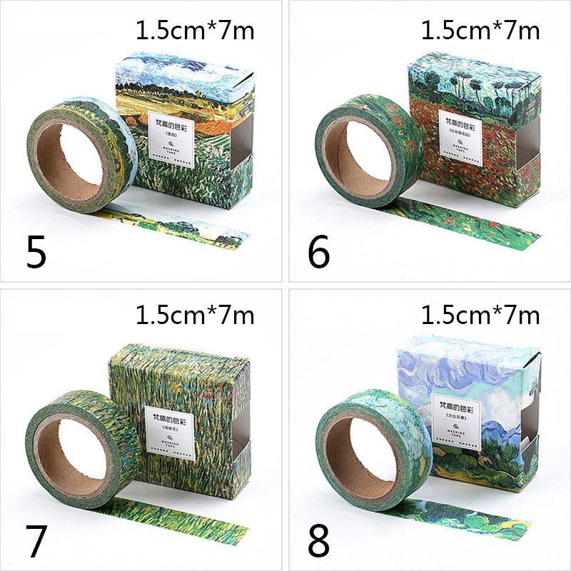 Decorative Washi Tape Roll Set for Crafts and Gift Wrapping
