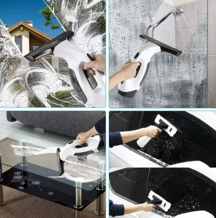 Cordless Automatic Window Cleaner for Streak-Free Glass