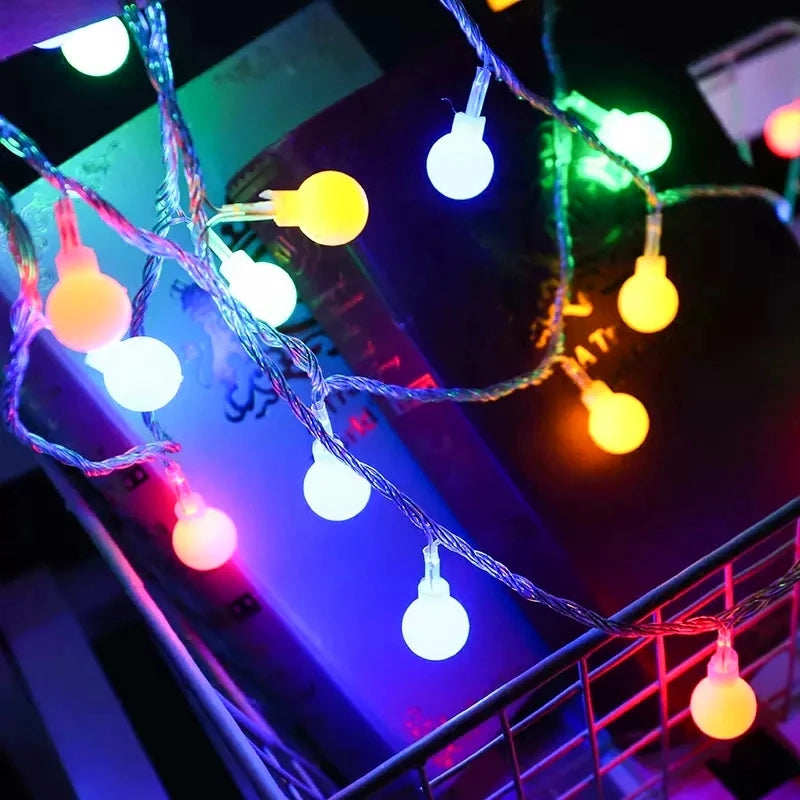 LED String Lights with USB and Battery Power – 10 Meters