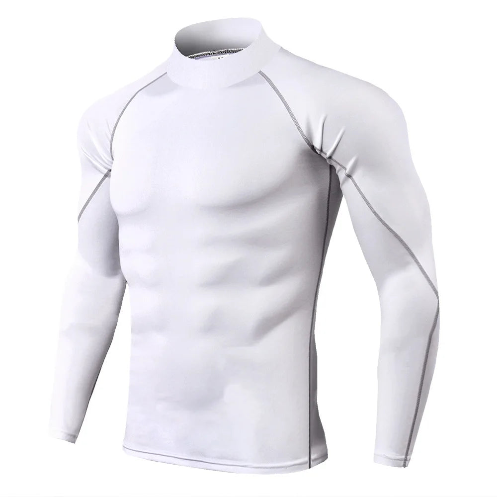 Men's Quick-Dry Long Sleeve Compression Training Shirt