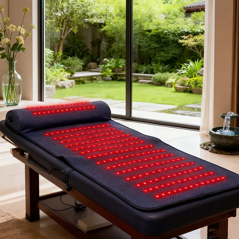 Red Light Therapy Mat with Neck Support