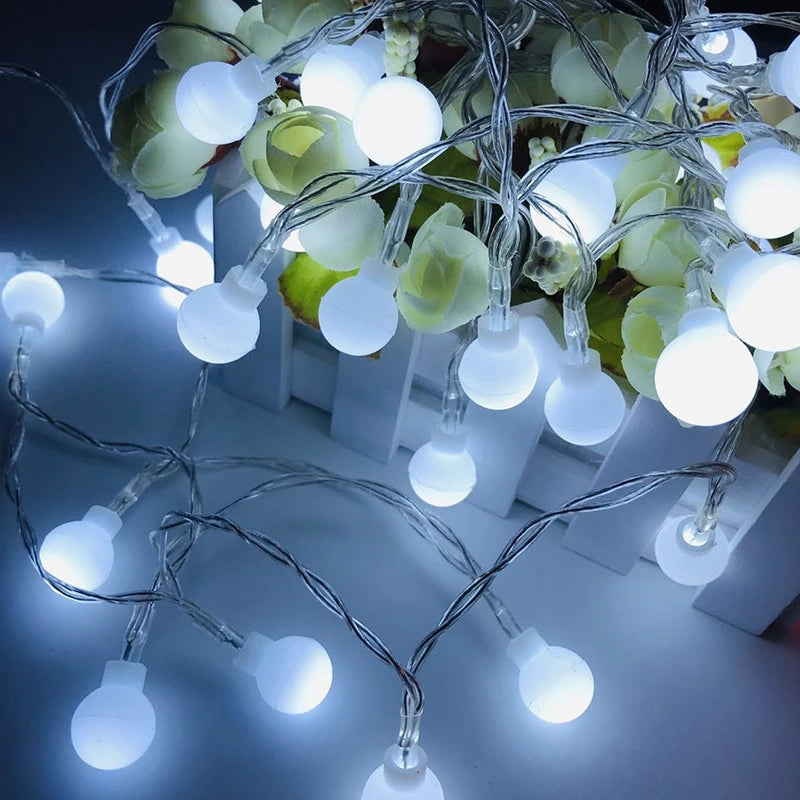 LED String Lights with USB and Battery Power – 10 Meters