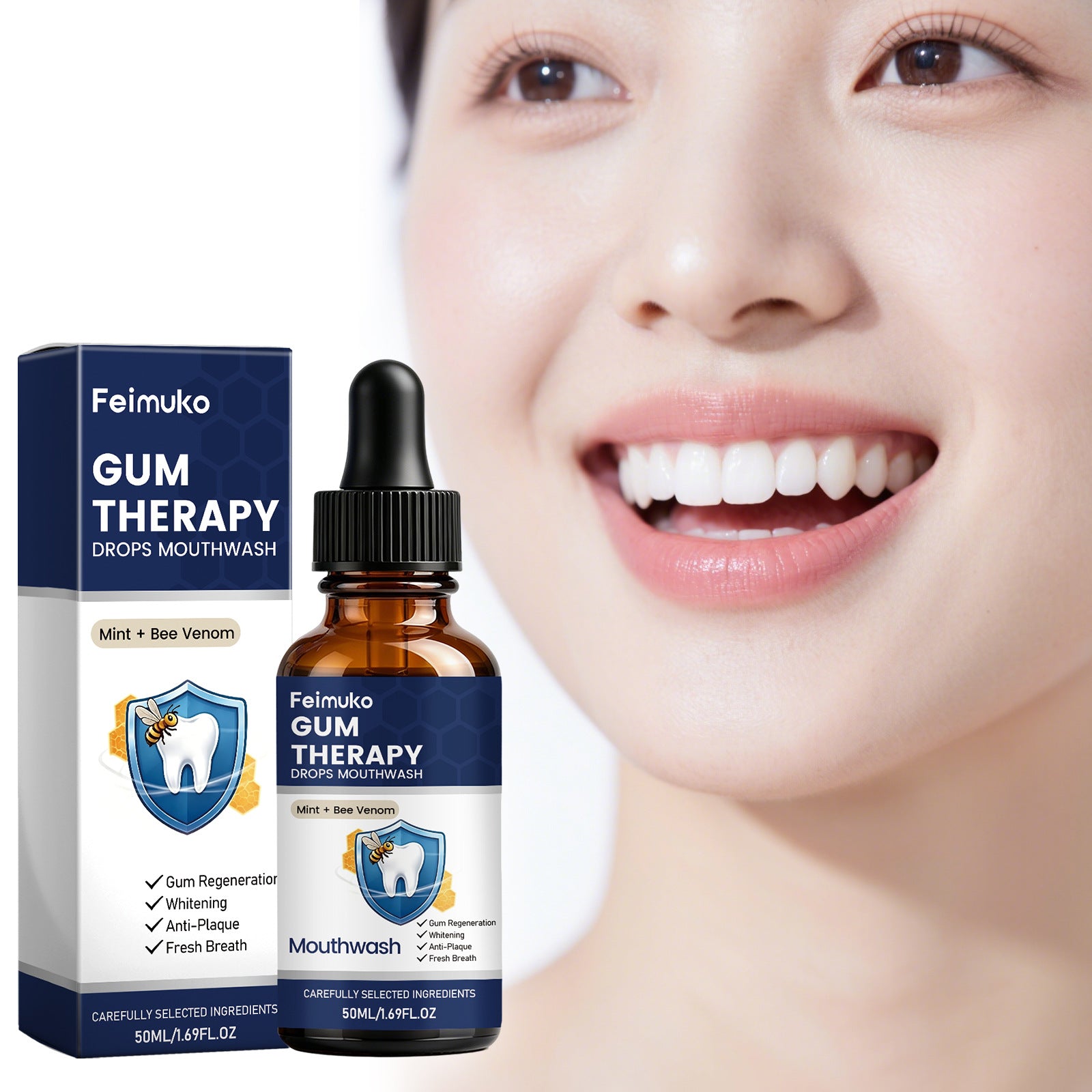 Mild And Gentle Oral Care Mouthwash For Gum And Oral Cavity Protection