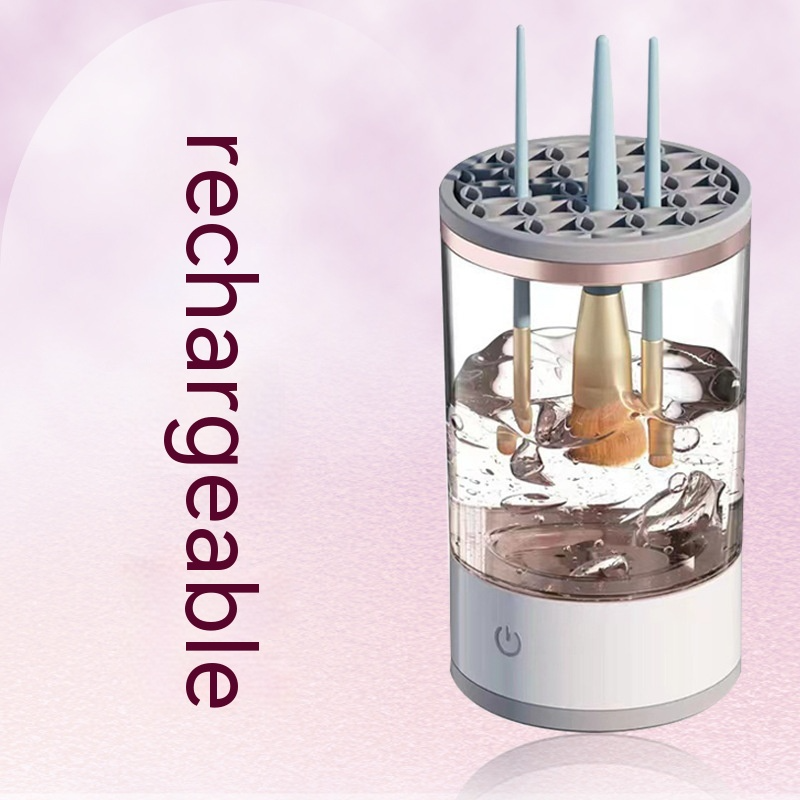 Rechargeable Makeup Brush Cleaner and Spinner – Fast & Gentle