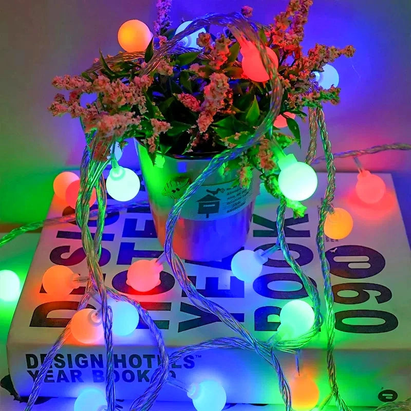 LED String Lights with USB and Battery Power – 10 Meters
