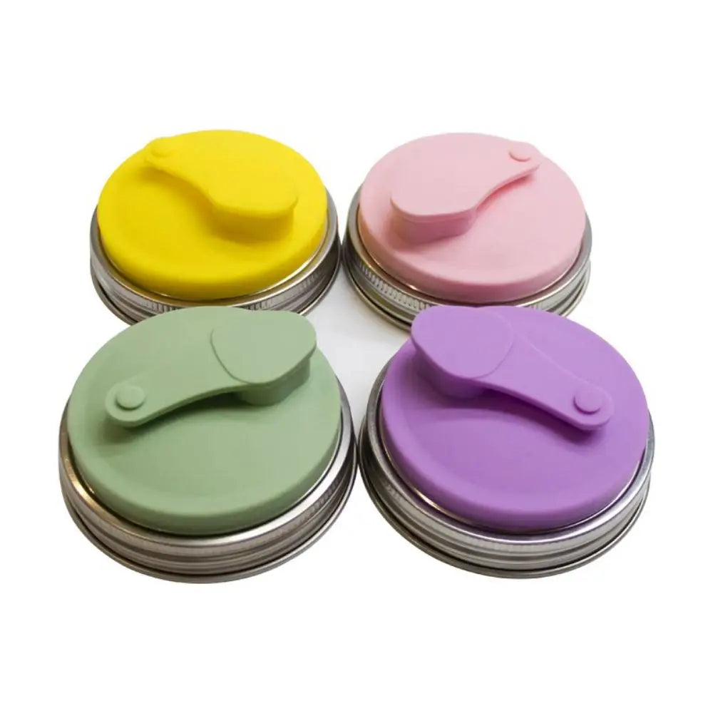 Silicone Soda Can Lid with Leak-Proof Flip Cap – Reusable