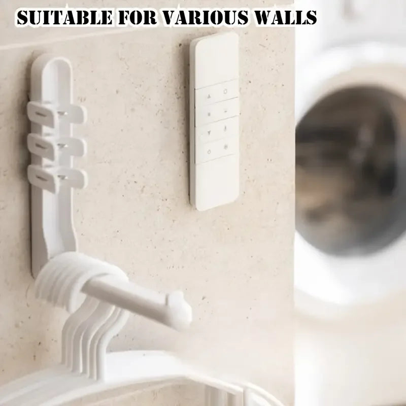 No-Drill Magnetic Remote Control Wall Holder – Set of 3