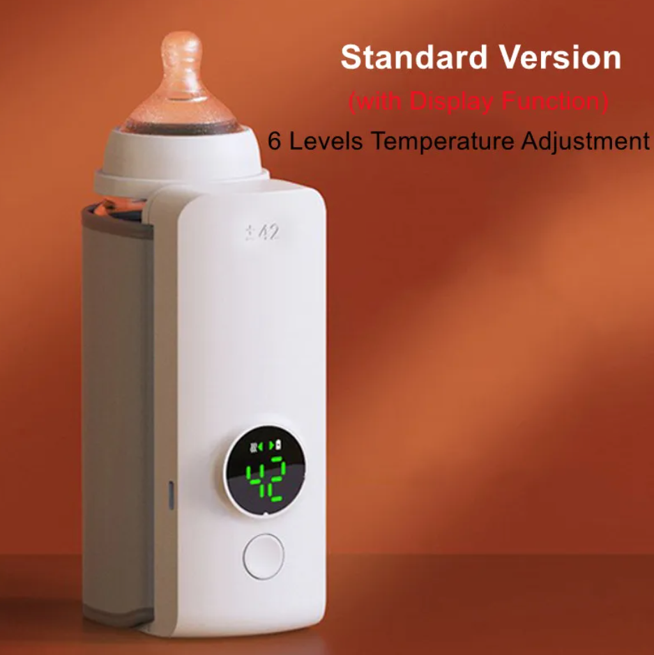 Portable USB Rechargeable Baby Bottle Warmer with Insulated Bag