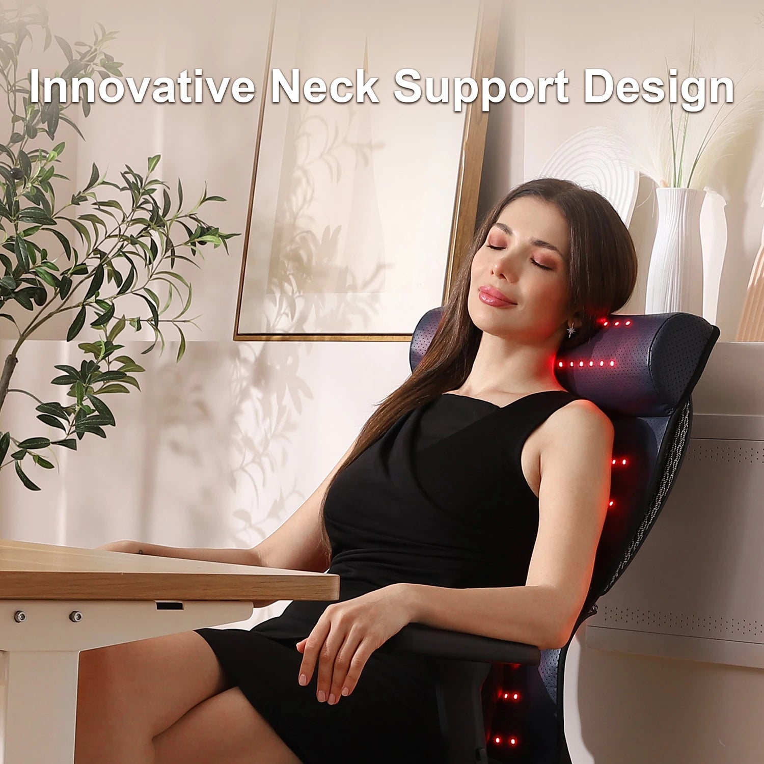 Red Light Therapy Mat with Neck Support