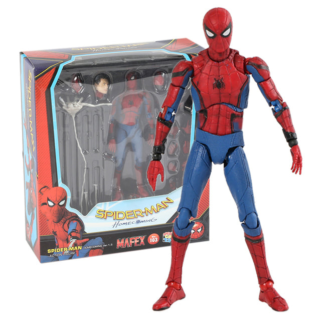 Marvel Spider-Man Mafex 6-Inch Articulated Action Figure Collectible