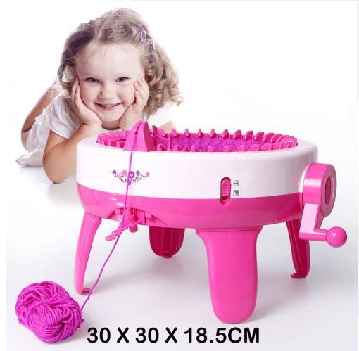 Kids Knitting Machine with 40 Needles & Penguin Counter