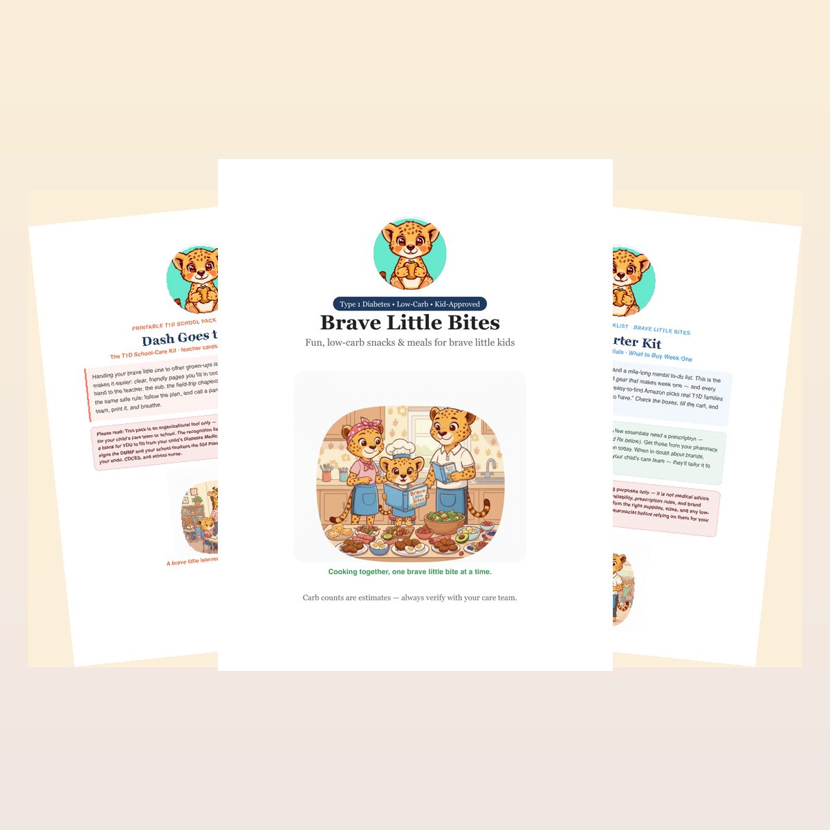 The Brave Little Bites Family Bundle — Cookbook + School Kit + Starter Kit