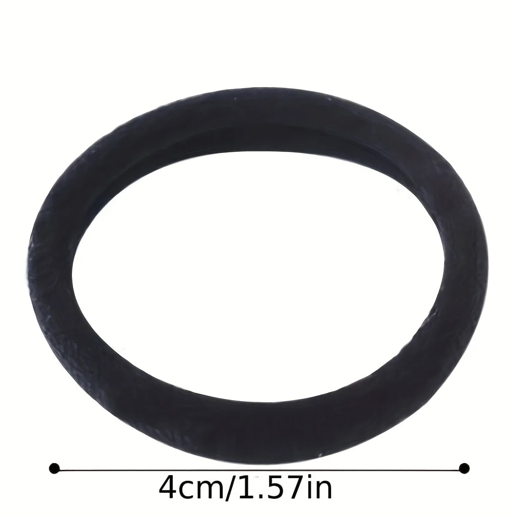 Black and White Hair Bands for Women – 50 or 100 Pack